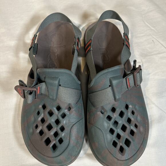 Chaco Chillos Clog M 10 Closed Toe Sandals Woodsy Growth JCH108635 Mens - Picture 3 of 9